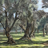 Garden of 100 Olive Trees, Beaulieu